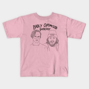 Badly Optimised Podcast Season 3 Kids T-Shirt